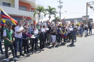 EN FOTOS: Paraguaneros se concentraron en apoyo a Guaidó
