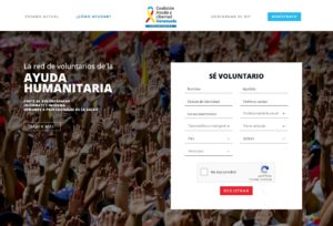 Miles de venezolanos se han inscrito para distribuir la ayuda humanitaria