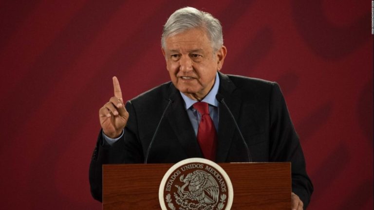 El presidente de México no descarta una nueva crisis económica