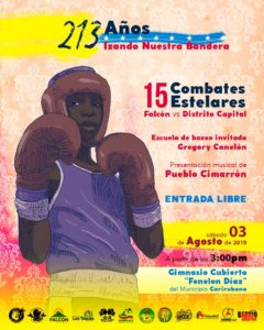 Gran encuentro de Boxeo Falcón vs Distrito Capital con más de 15 combates estelares