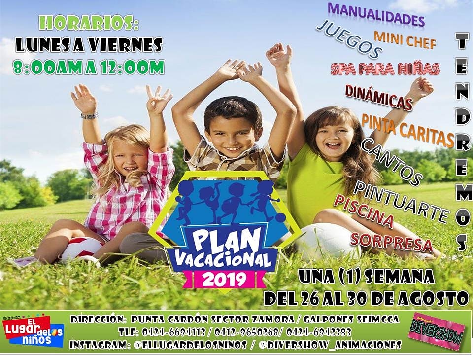 Invitan a niños de 6 a 12 años a plan vacacional en Punta Cardón (+Póster)