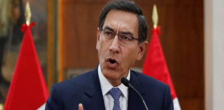 Vizcarra afirmó que dejará el poder al fin de su mandato en julio de 2021