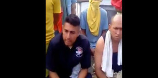Vea el trato que le dan los reos del Táchira a custodios secuestrados (+Video)