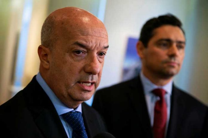 Carlos Vecchio, the envoy to the U.S. for Venezuela's opposition leader Juan Guaido, meets with members of the Venezuelan community