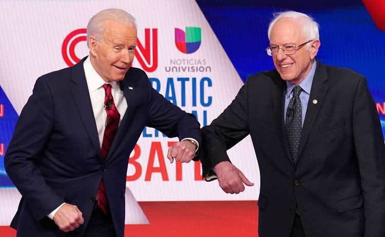En EEUU.: Bernie Sanders apoya publicamente la campaña de Joe Biden
