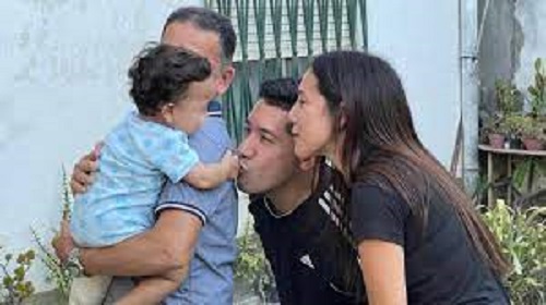 Hijo de pareja venezolana que murió en Argentina se reúne con su familia materna