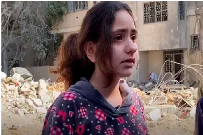 El testimonio de niña palestina ante ataques israelíes