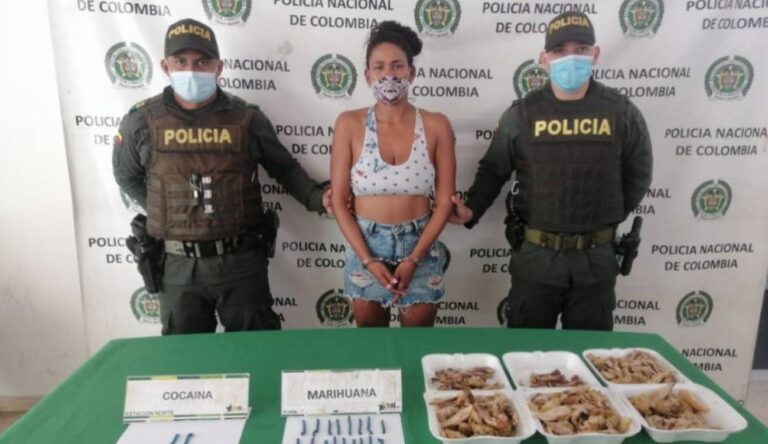 Venezolana  intentó camuflar drogas en huesos de pollo en Bucaramanga