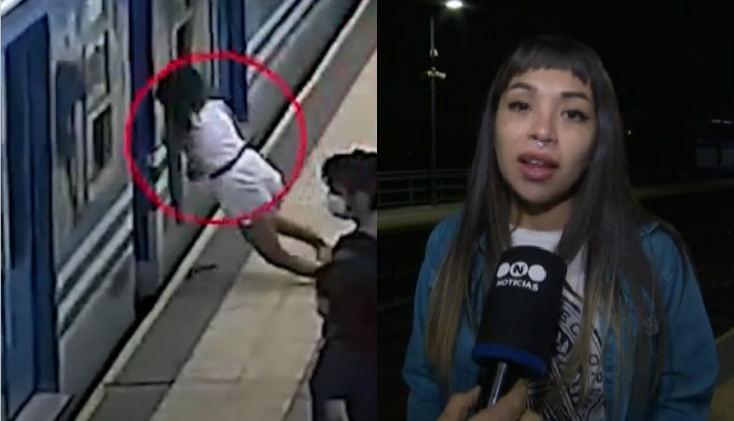 Video| Habla joven que cayó a las vías del tren en movimiento en Argentina