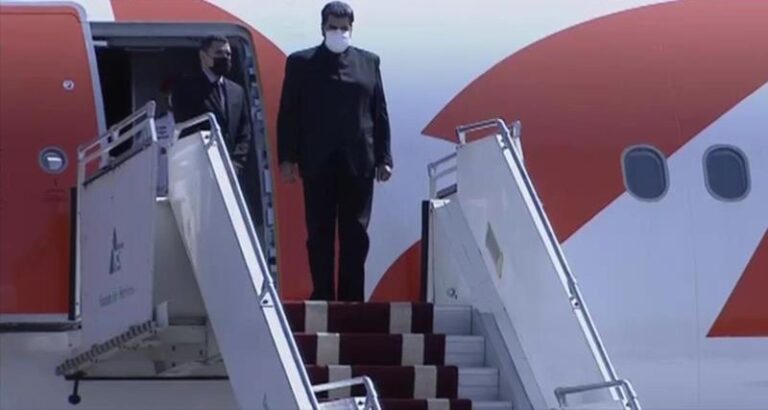 Presidente Maduro llega a Teherán