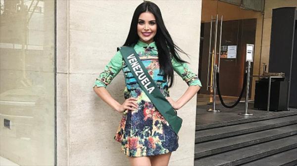 Detenida en España Ninoska Vásquez Miss Earth Venezuela 2017 por trata de personas y explotación sexual