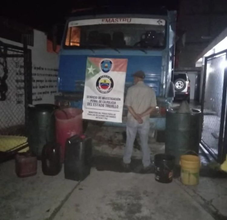 Arrestan a trabajador de EMASTRU por contrabando de diésel en Trujillo