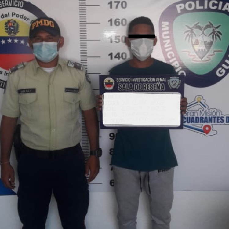 Poliguajira arrestó a sujeto solicitado por el delito de deserción