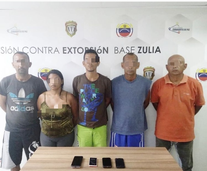 Capturan a cinco cooperadores de la banda criminal El Conas en el Zulia