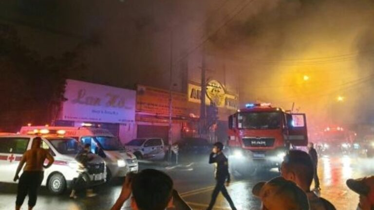 Incendio en un karaoke de Vietnam causa 23 muertos y 11 heridos