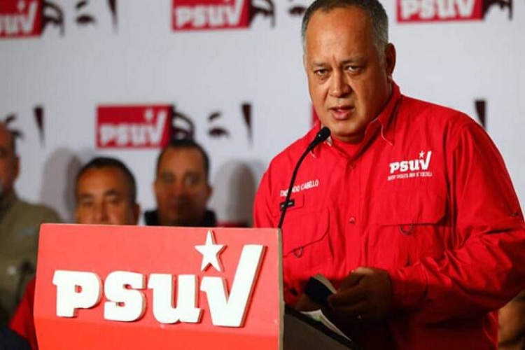Diosdado Cabello dice que EEUU debe entregar dinero acordado para retomar el diálogo