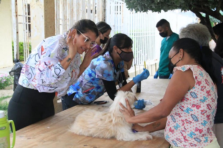 Parcelamiento Santa Ana recibe atención con jornada veterinaria