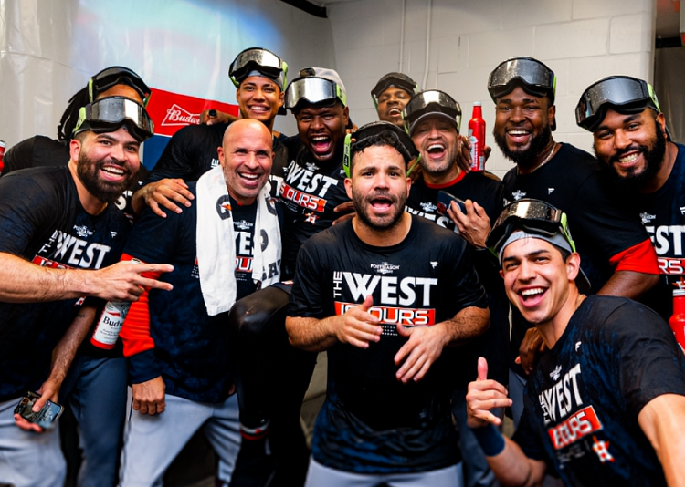 Astros logran quinto título de la División Oeste de la Liga Americana en las últimas 6 temporadas