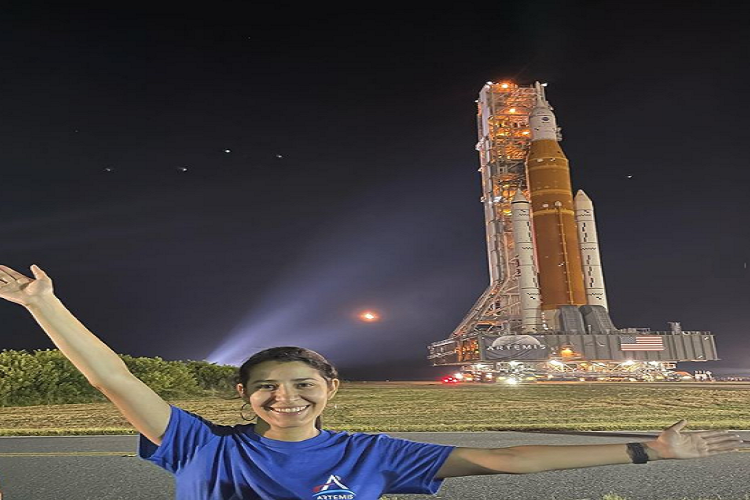 La venezolana Nathalie Quintero participa en el programa Artemis que  lanzará un cohete a la Luna