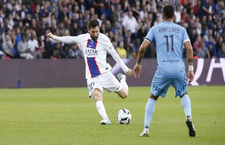 Lionel Messi volvió a brillar en el triunfo de PSG ante Troyes