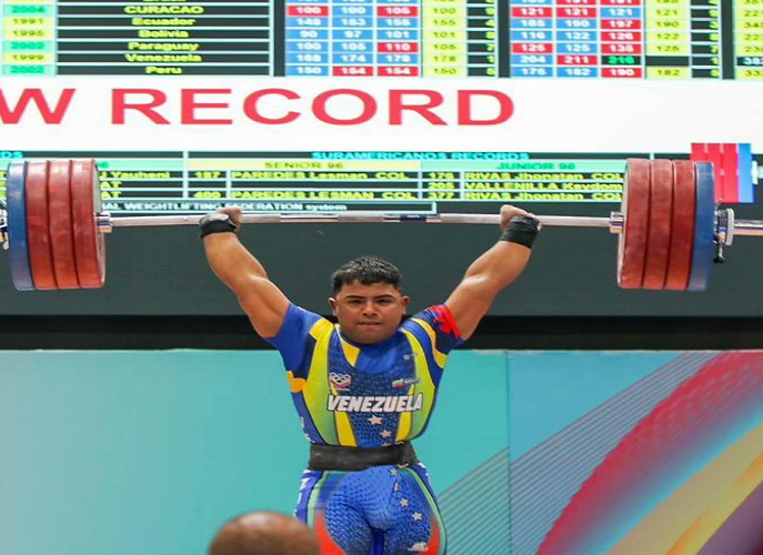 Keydomar Vallenilla logra récord en Juegos Suramericanos 2022