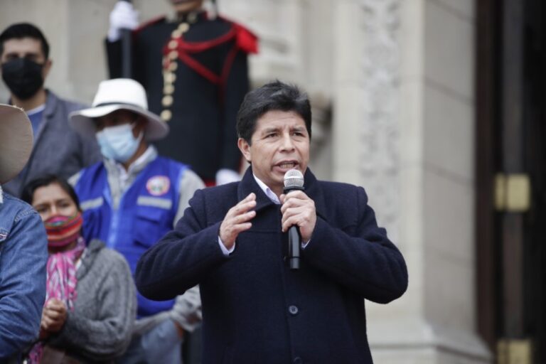 Subcomisión del Congreso peruano aprueba informe por traición a la patria contra Pedro Castillo