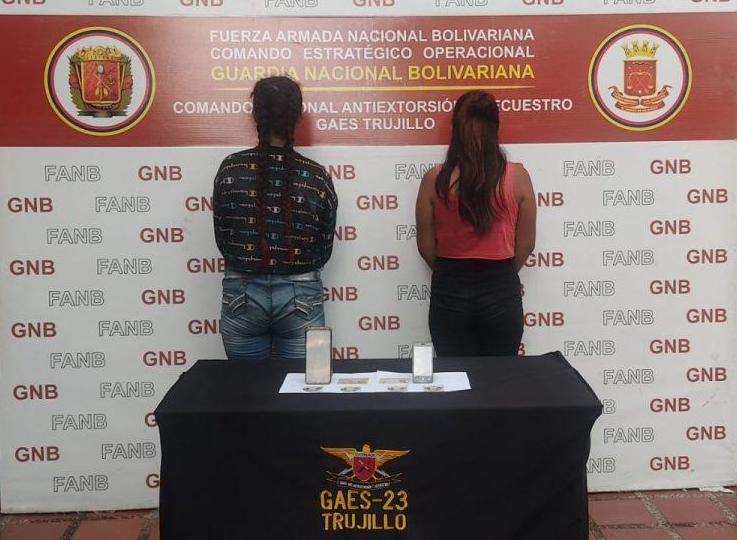 Por extorsión: Arrestan a dos mujeres de la banda de “El Loro” en Boconó