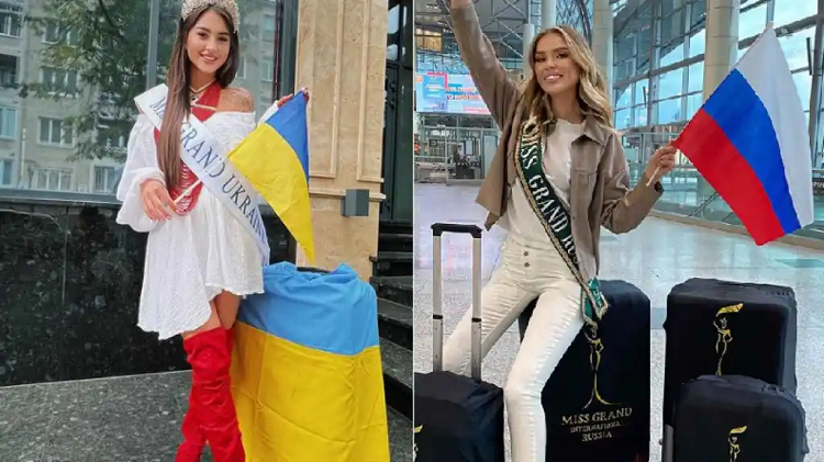 Miss Ucrania rechaza compartir habitación con participante rusa