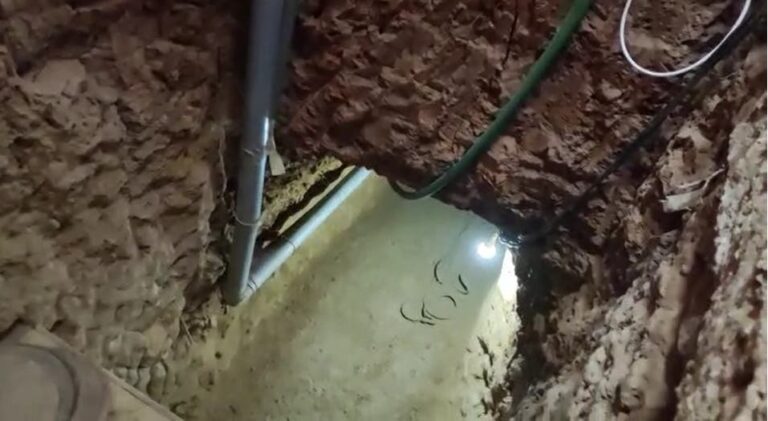 Delincuentes cavaron túnel para robar una bóveda en Chile