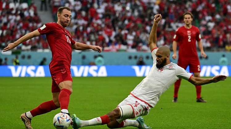 Túnez y Dinamarca igualaron sin goles