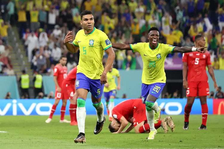 Brasil derrotó a Suiza 1-0 y se metió en los octavos
