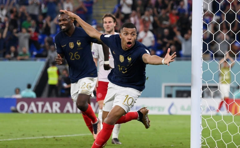 Francia clasifica a octavos de final tras vencer a Dinamarca