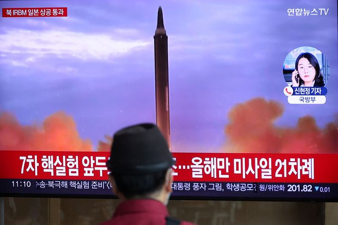 Corea del Sur y Japón advierten que Corea del Norte dispara misil balístico no identificado
