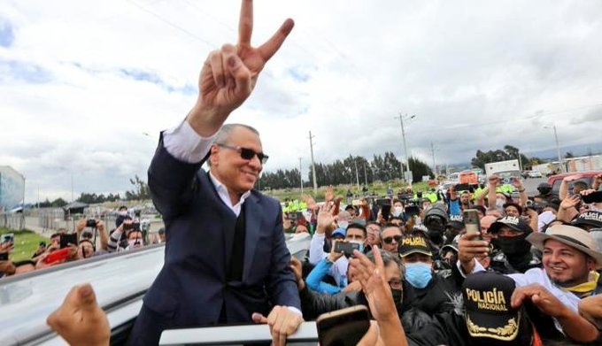 Juez de Ecuador ordena liberar al exvicepresidente Jorge Glas
