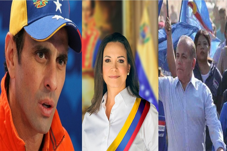 Capriles, Rosales y Machado liderarían intención de voto en primarias opositoras