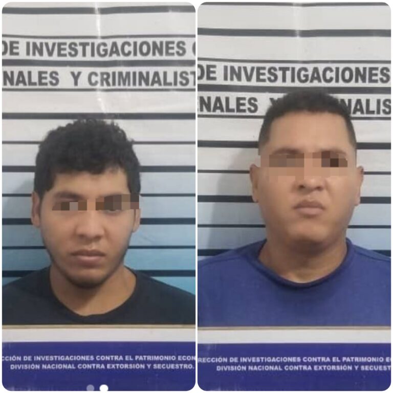 Detenidos dos colaboradores del Tren de Aragua