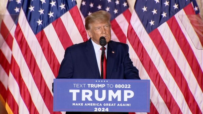Trump anuncia que competirá de nuevo por la Presidencia de EEUU