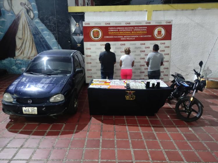 CONAS arresta a tres personas por venta ilegal de medicamentos y psicotrópicos en Valera