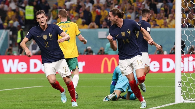 Francia goleó 4-1 a Australia en su debut en el Mundial Qatar