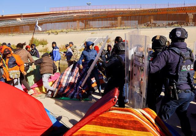 Campamento de refugiados venezolanos es desmantelado en Ciudad Juárez