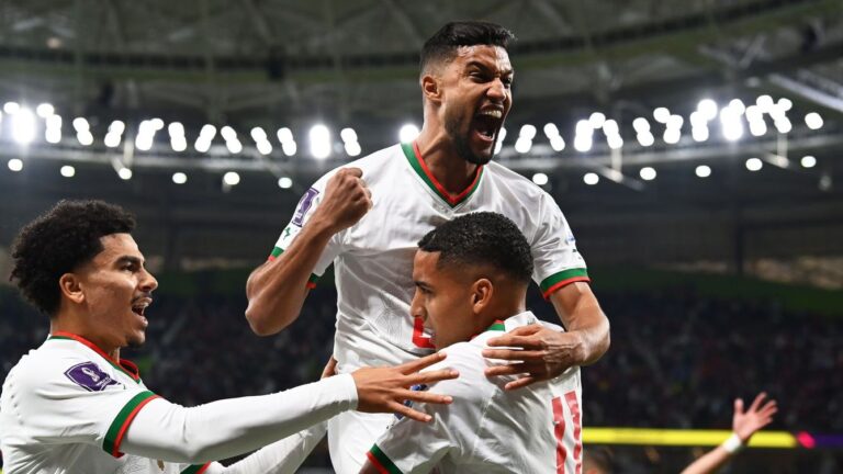 Marruecos sorprende al ganar 2-0 a Bélgica