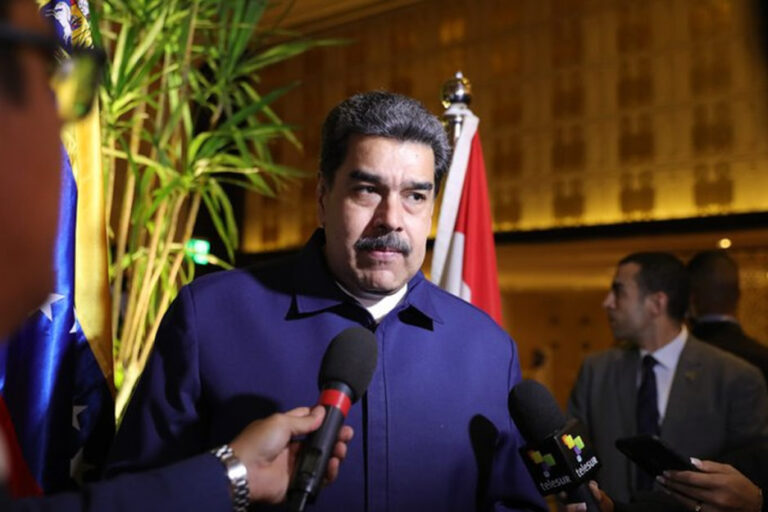 Maduro llega a Egipto para participar en la COP27