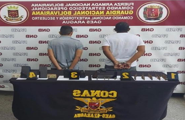 GNB  captura a 6 miembros de las bandas del Tren de Aragua y del Llano