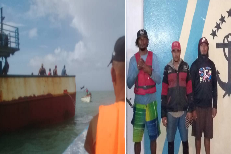 Falcón: Rescatados los tres pescadores que permanecían a la deriva desde el martes