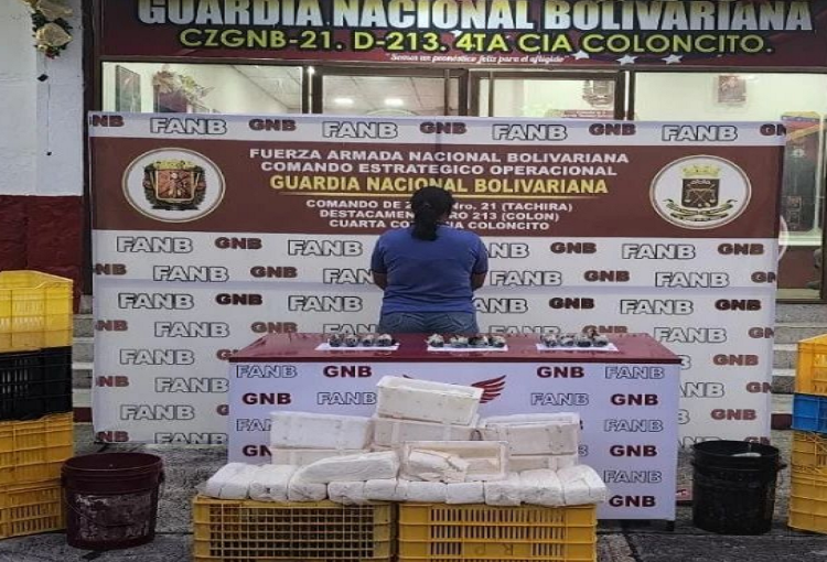 GNB detecta tráfico de droga dentro de quesos en Coloncito