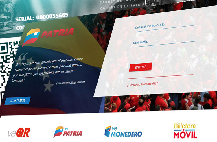 Plataforma Patria actualizó montos de programas de protección social diciembre 2022