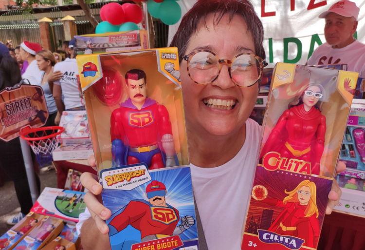 «Cilita» y «Súper Bigote» entre los juguetes que entrega el Gobierno venezolano