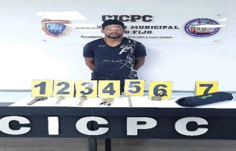 Cicpc Punto Fijo detuvo a presunto implicado en hurtos residenciales