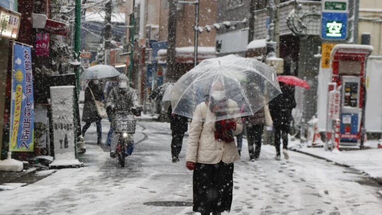 Diecisiete muertos en Japón a causa de las fuertes nevadas