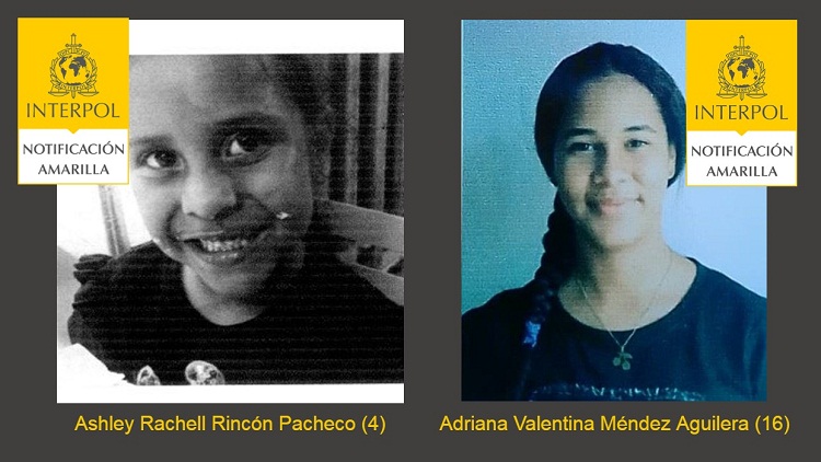 Interpol busca a dos niñas perdidas en Caracas y Valencia